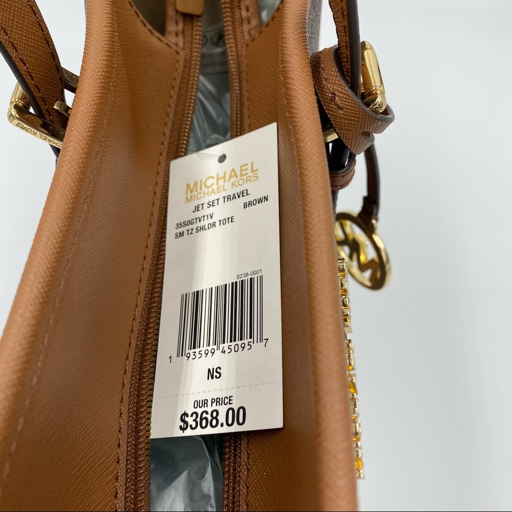 Michael MK JET SET Travel Lg. Signature Tote - Picture 12 of 12